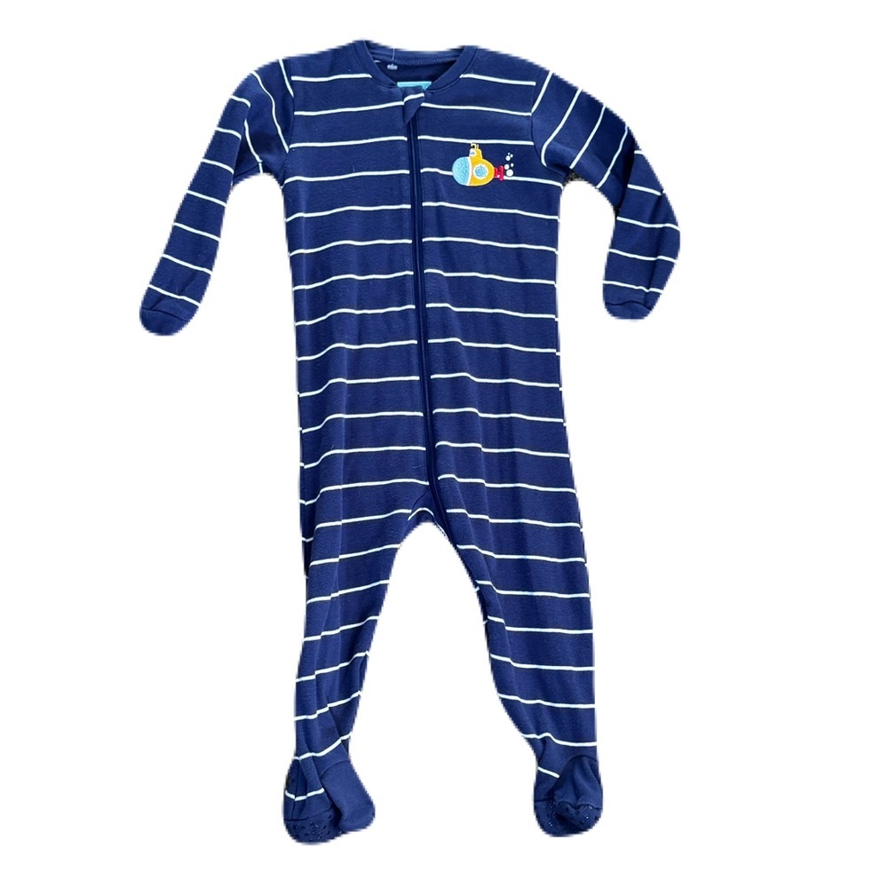 NWOT Tuffy Baby 2 Way Zip Sleeper Footies 18 Months Submerine